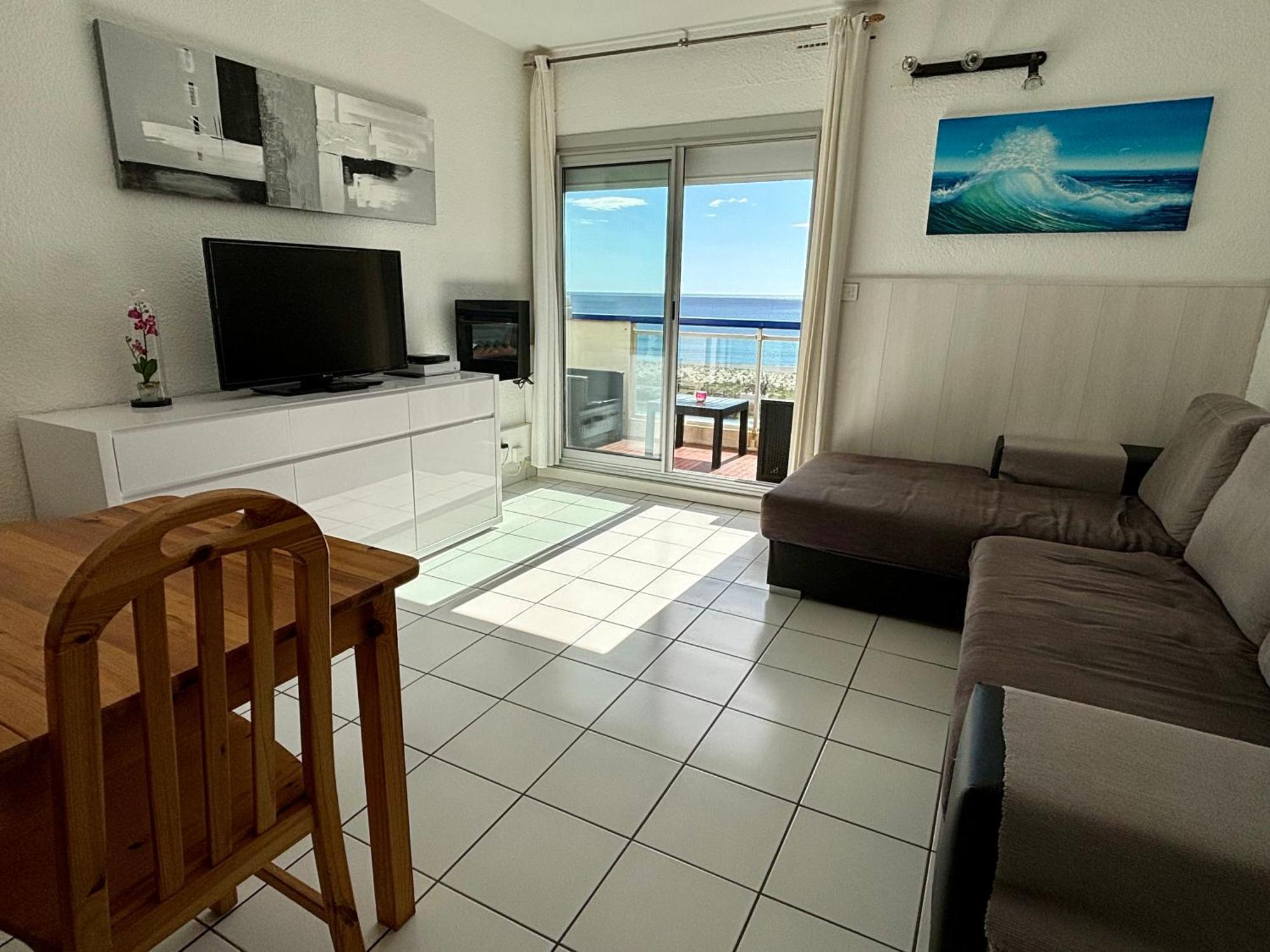 *Au Lydia* Appartement Vue Sur Mer, Avec Piscine. Le Barcarès Dış mekan fotoğraf